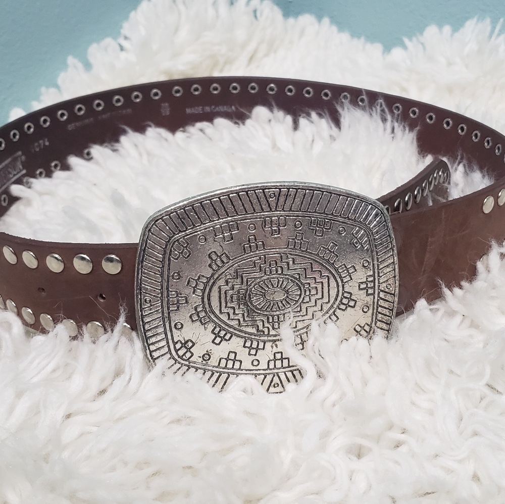 Stylish Western Stetson Belt, Size 28